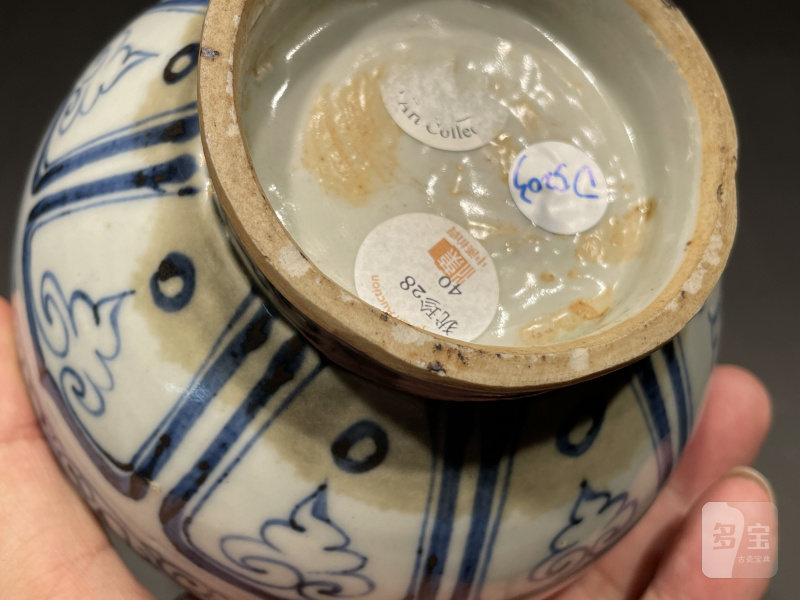 元 青花凤纹玉壶春瓶 - 图12